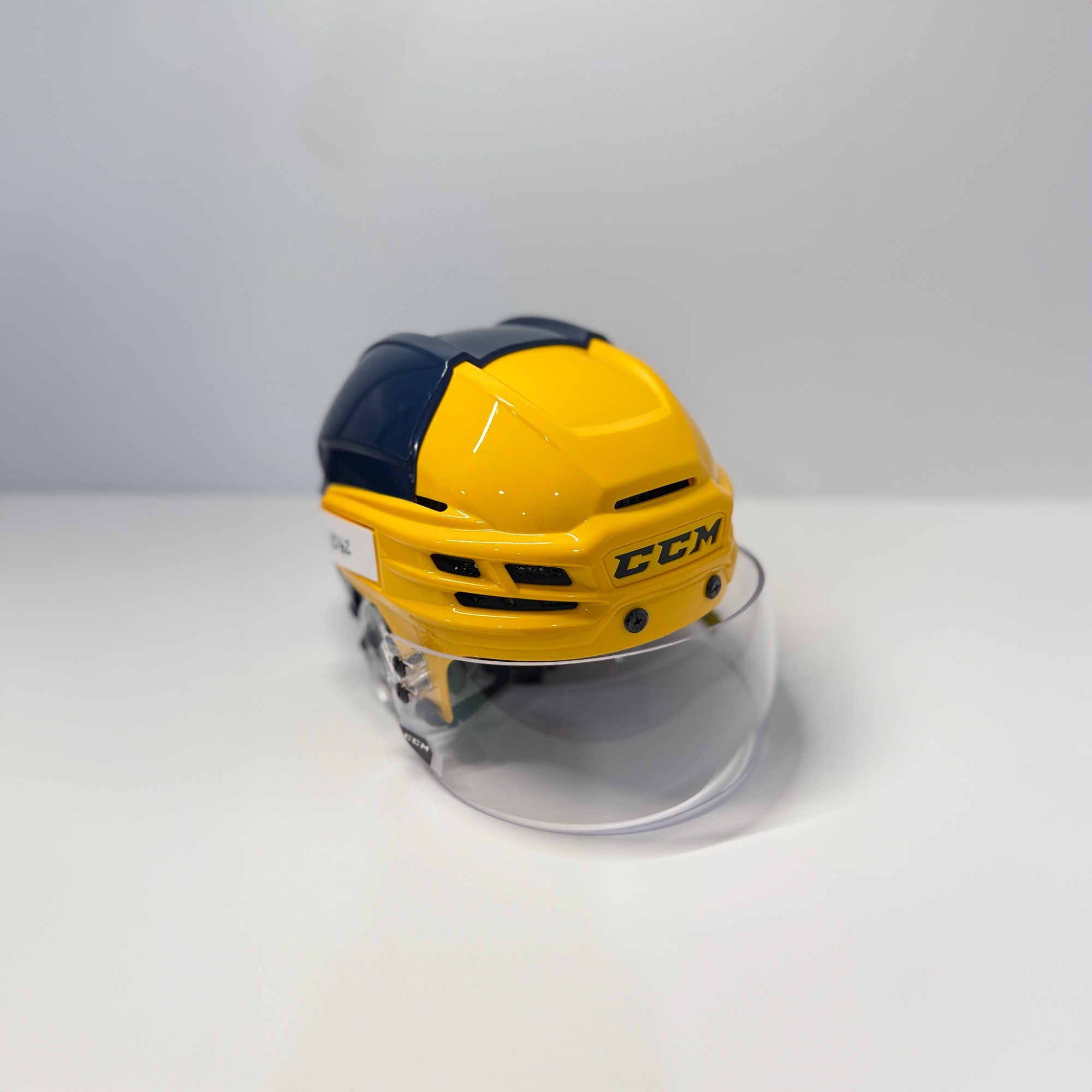 CCM TACKS X BLUE NAVY & YELLOW MEDIUM